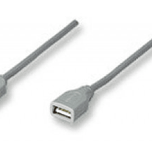Cable de Extensión USB, A Macho/ A Hembra, 1.8 m, Gris