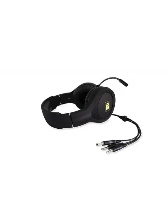 Diadema Gamer VORAGO HS-501, PC/Juegos, Negro, Alámbrico, 3.5 mm, 2.2m 2
