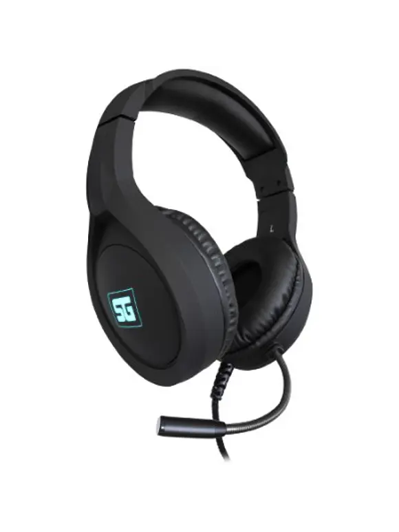 Diadema Gamer VORAGO HS-501, PC/Juegos, Negro, Alámbrico, 3.5 mm, 2.2m 1