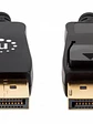 Cable DisplayPort 8K, macho a macho, contactos chapados en oro, diseño anti-enredos, Longitud 2m, Color Negro. - Miniatura 1