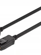 Cable DisplayPort 8K, macho a macho, contactos chapados en oro, diseño anti-enredos, Longitud 2m, Color Negro. - Miniatura 3