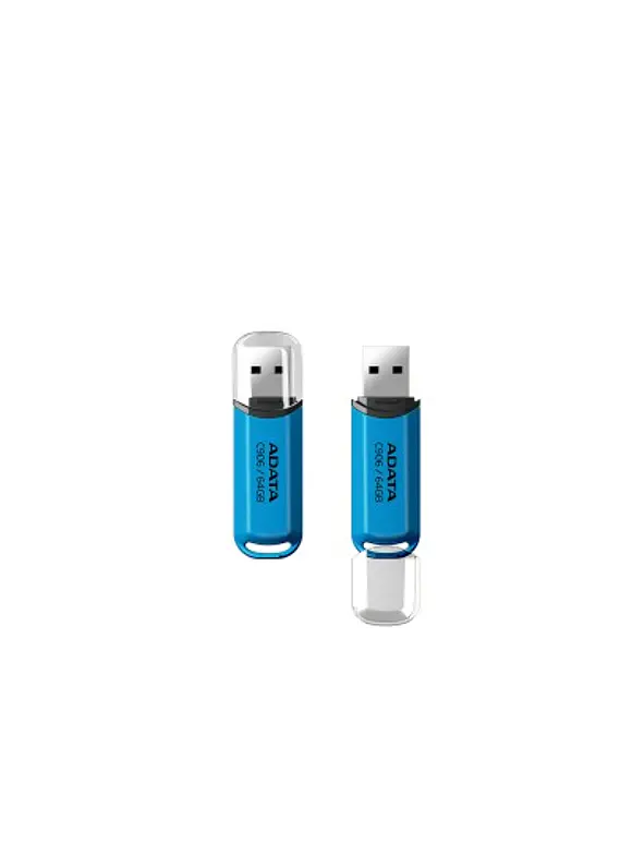 Memoria USB ADATA C906, Azul, 64GB, USB tipo A 2