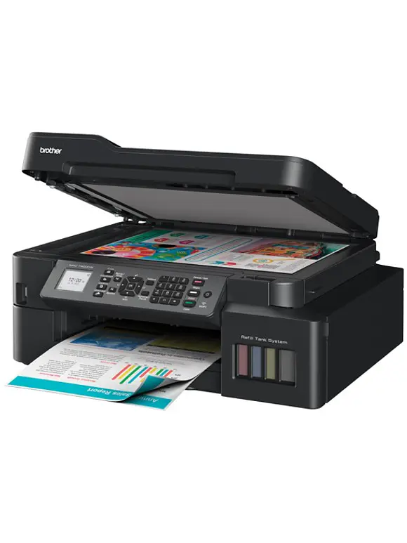 Multifuncional Tinta Continua Brother MFCT930DW, impresión dúplex, 30 ppm negro/26 ppm color, Wifi 2.4/5Ghz, Ethernet, cama plana color tamaño carta 2