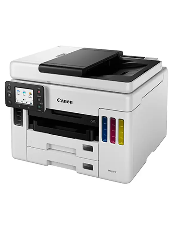 Impresora Multifuncional CANON Maxify GX7010, Tecnología Tinta Continua. Impresora, Copiadora, Escáner y Fax. Pantalla Táctil en Color de 2.7 Pulgadas 2