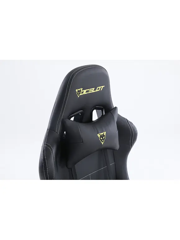 SILLA GAMER OCELOT/COLOR NEGRO/DESCANSA BRAZOS AJUSTABLES/RECLINABLE 90-155 GRADOS/SOPORTA HASTA 150KG 3
