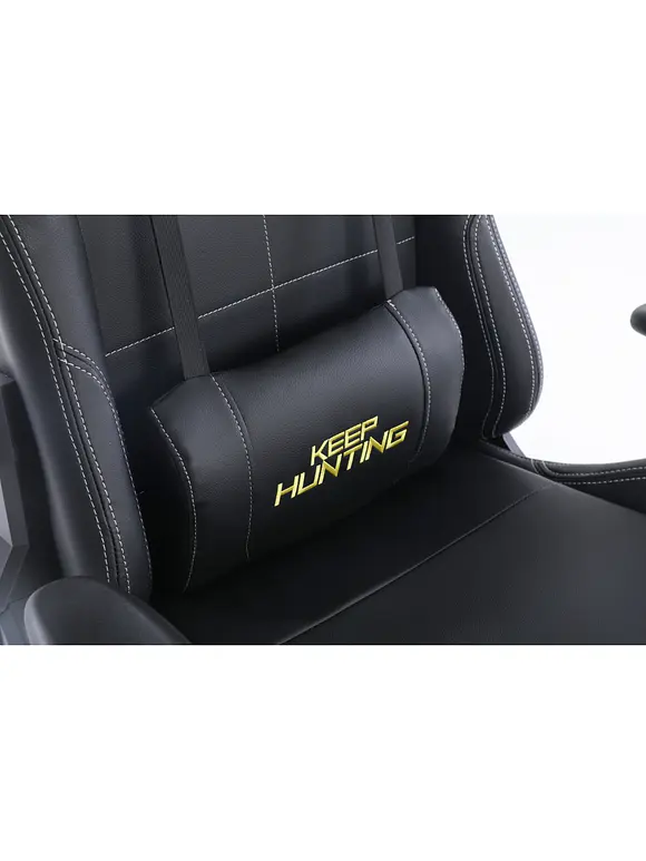 SILLA GAMER OCELOT/COLOR NEGRO/DESCANSA BRAZOS AJUSTABLES/RECLINABLE 90-155 GRADOS/SOPORTA HASTA 150KG 5