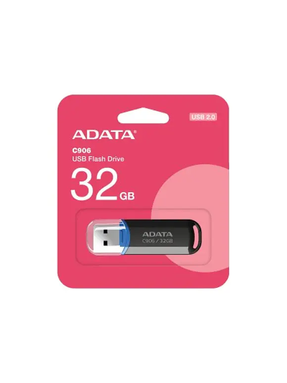 Memoria USB ADATA AC906-32G-RBK , Negro, 32GB 1