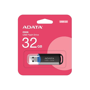 Memoria USB ADATA AC906-32G-RBK , Negro, 32GB