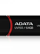 Memoria USB ADATA UV150, Negro, 64GB, USB 3.2 (retrocompatible con 3.0 y 2.0), 100 MB/s - Miniatura 2