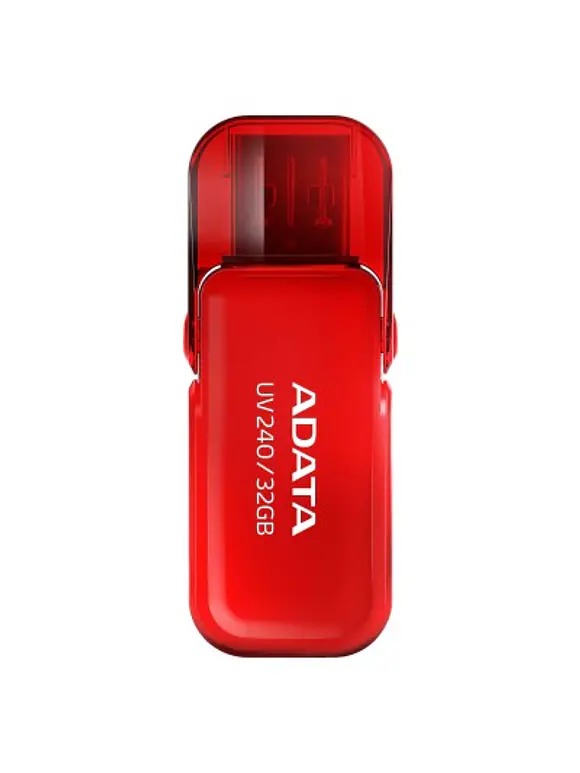 Memoria USB 2.0 de 32GB ADATA UV240, Rojo, 32GB, USB 2.0 3