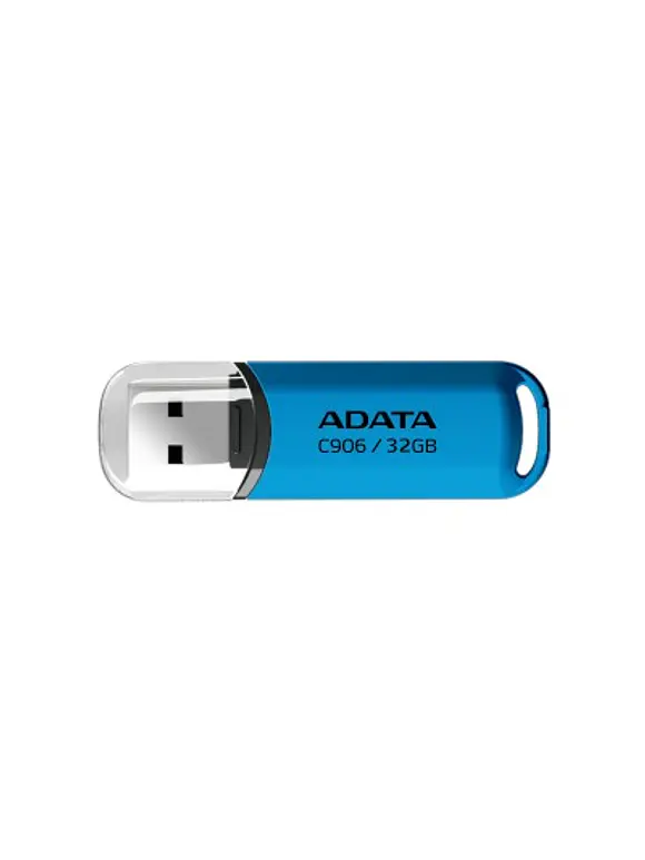Memoria USB ADATA AC906-32G-RWB, Azul, 32GB, USB tipo A 3