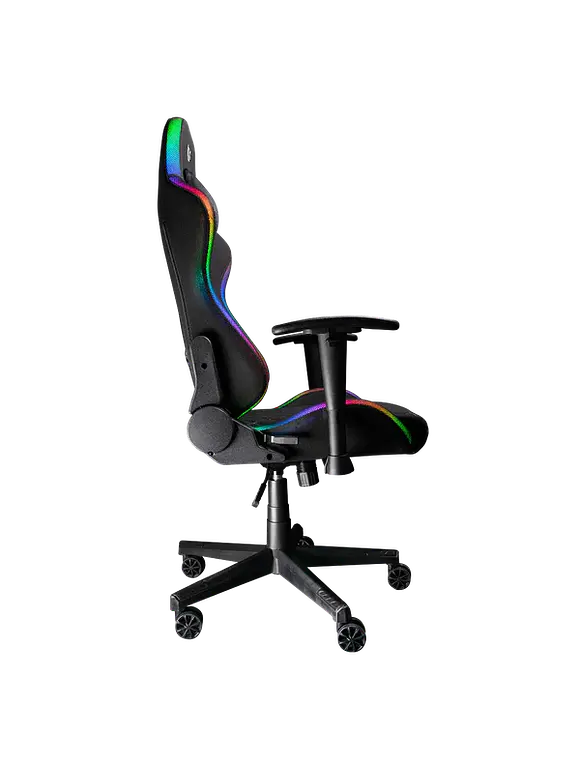 SILLA GAMER BALAM RUSH LIGHTNING RUSH / RGB / HASTA 120 KG / PISTON CLASE 4 / INCLINACION 90° - 100° / CONTROL REMOTO / NEGRO 2