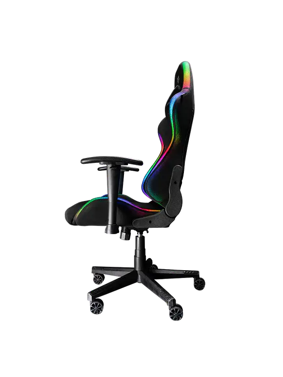 SILLA GAMER BALAM RUSH LIGHTNING RUSH / RGB / HASTA 120 KG / PISTON CLASE 4 / INCLINACION 90° - 100° / CONTROL REMOTO / NEGRO 3