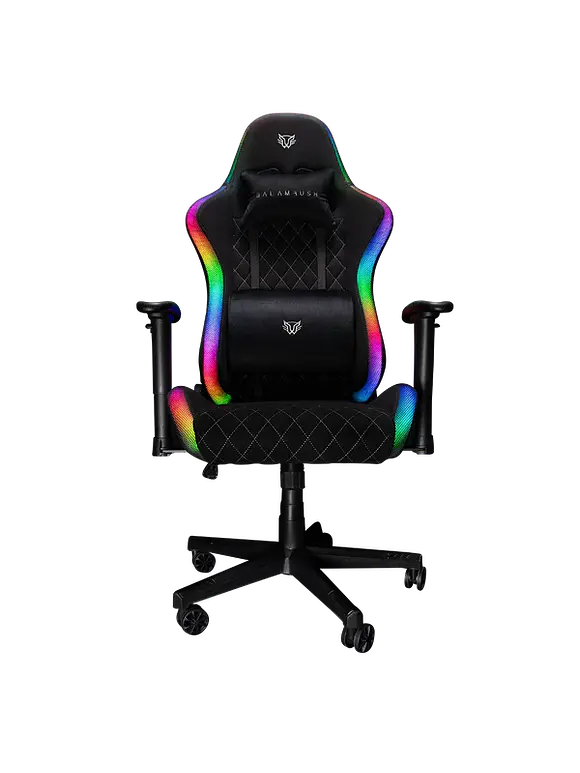 SILLA GAMER BALAM RUSH LIGHTNING RUSH / RGB / HASTA 120 KG / PISTON CLASE 4 / INCLINACION 90° - 100° / CONTROL REMOTO / NEGRO 5
