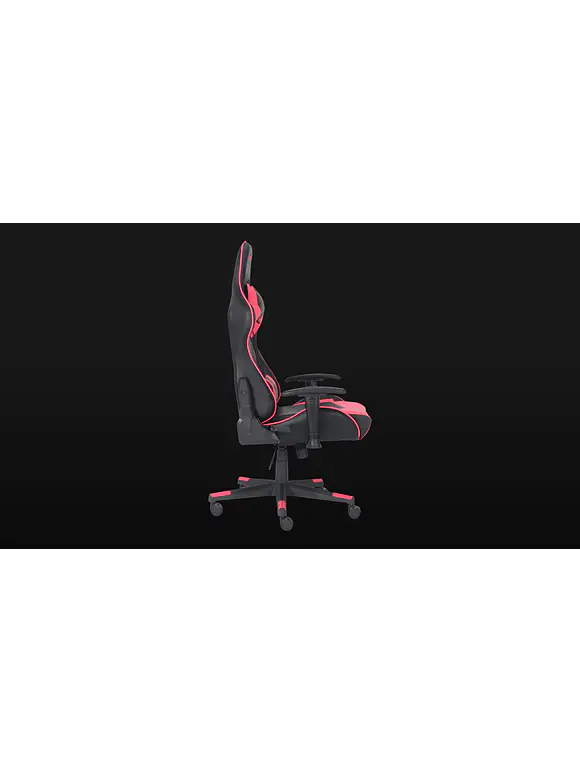 SILLA GAMER OCELOT / VINIPIEL / BASE NYLON AJUSTABLE / DESCANSABRAZOS 2D / PISTON CLASE 4 / RECLINABLE 90-155 GRADOS / HASTA 150KG / COJINES LUMBAR Y CERVICAL / COLOR NEGRO CON MAGENTA 1