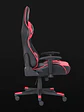 SILLA GAMER OCELOT / VINIPIEL / BASE NYLON AJUSTABLE / DESCANSABRAZOS 2D / PISTON CLASE 4 / RECLINABLE 90-155 GRADOS / HASTA 150KG / COJINES LUMBAR Y CERVICAL / COLOR NEGRO CON MAGENTA - Miniatura 1