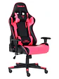 SILLA GAMER OCELOT / VINIPIEL / BASE NYLON AJUSTABLE / DESCANSABRAZOS 2D / PISTON CLASE 4 / RECLINABLE 90-155 GRADOS / HASTA 150KG / COJINES LUMBAR Y CERVICAL / COLOR NEGRO CON MAGENTA - Miniatura 2