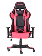 SILLA GAMER OCELOT / VINIPIEL / BASE NYLON AJUSTABLE / DESCANSABRAZOS 2D / PISTON CLASE 4 / RECLINABLE 90-155 GRADOS / HASTA 150KG / COJINES LUMBAR Y CERVICAL / COLOR NEGRO CON MAGENTA - Miniatura 3