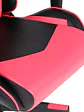 SILLA GAMER OCELOT / VINIPIEL / BASE NYLON AJUSTABLE / DESCANSABRAZOS 2D / PISTON CLASE 4 / RECLINABLE 90-155 GRADOS / HASTA 150KG / COJINES LUMBAR Y CERVICAL / COLOR NEGRO CON MAGENTA - Miniatura 7