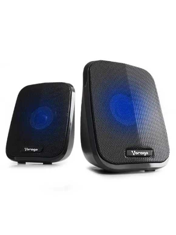 Bocinas VORAGO SPK-107, Bocina USB, 3 W, Alámbrico, USB/3,5mm, Negro 1