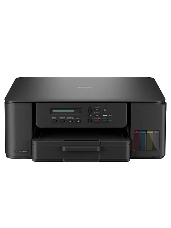 Multifuncional Tinta Continua Brother DCPT530DW, impresión dúplex, 27 ppm negro/11 ppm color, USB 2.0, Wifi 2.4/5Ghz, cama plana color tamaño carta 1