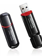Memoria USB ADATA AUV150-128G-RBK, Negro, 128 GB, USB 3.2, retro compatible a 3.1, 3.0 y 2.0. - Miniatura 1