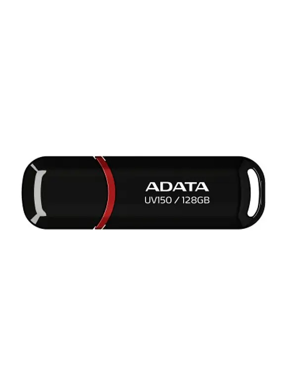 Memoria USB ADATA AUV150-128G-RBK, Negro, 128 GB, USB 3.2, retro compatible a 3.1, 3.0 y 2.0. 4