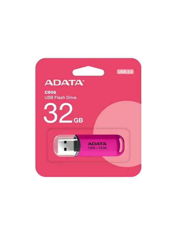 Memoria USB 2.0 de 32GB C906, diseño clásico y compacta. NP. AC906-32G-RPP Color ROSA 2