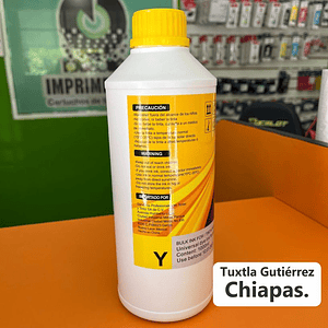 LITRO DE TINTA UNIVERSAL AMARILLO