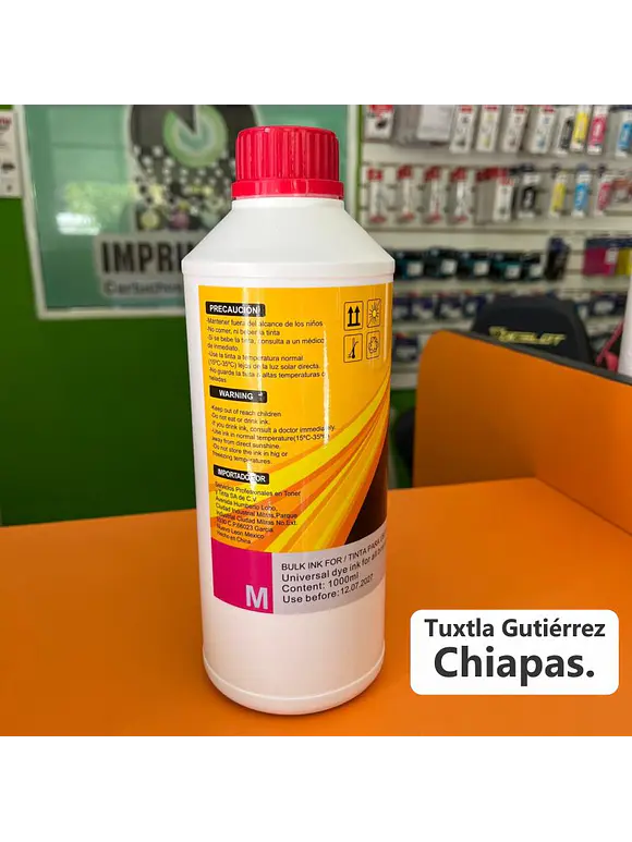 LITRO DE TINTA UNIVERSAL MAGENTA 1
