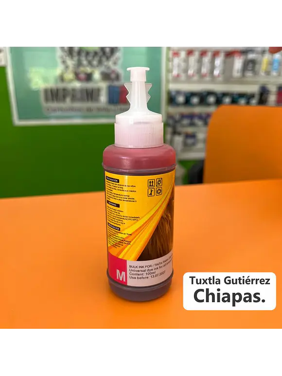100 ML. DE TINTA UNIVERSAL MAGENTA 1