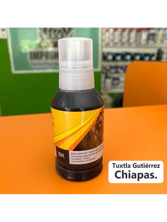 127 ML. DE TINTA UNIVERSAL NEGRO  1