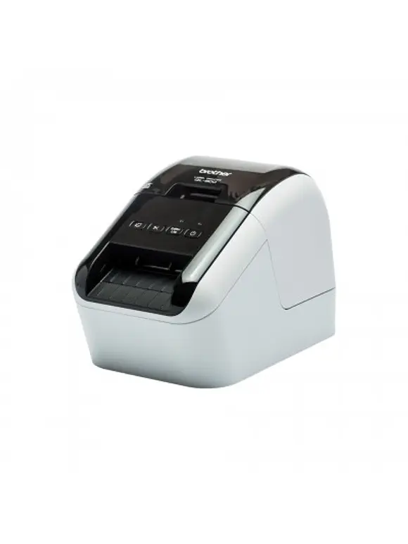 Impresora de etiquetas Brother QL800, térmica directa, USB, imprime etiquetas de papel de hasta 2.4 pulgadas de ancho y hasta 93 etiquetas/minuto 3