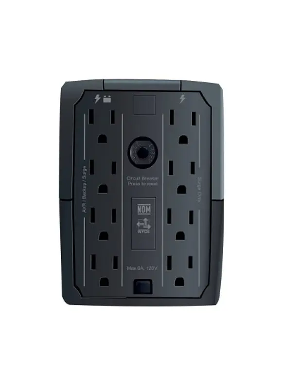 No-Break R-UPR 508, 500 VA 250 Watts, Negro 1