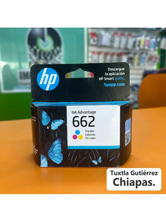 CARTUCHO DE TINTA HP 662 COLOR, ORIGINAL 1