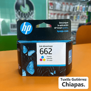 CARTUCHO DE TINTA HP 662 COLOR, ORIGINAL