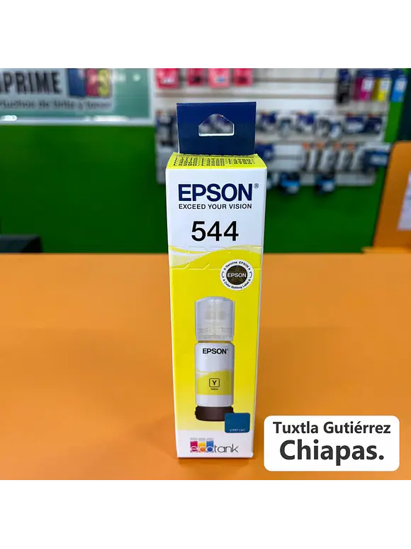Botella de Tinta Epson T544 Amarillo 1