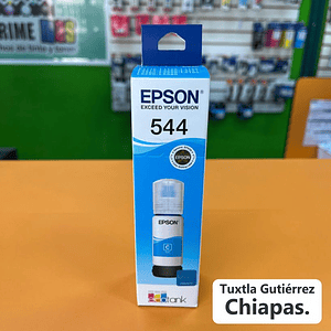 Botella de Tinta Epson T544 Cyan 