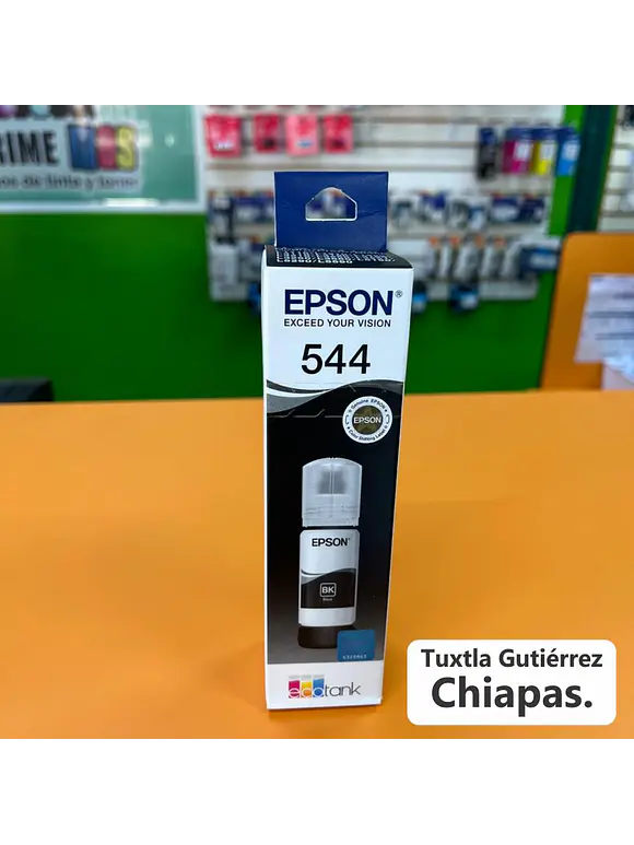 Botella de Tinta Epson T544 Negro 1