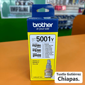 Botella de Tinta Brother BT5001Y, Amarillo original