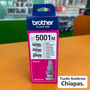 Botella de Tinta Brother BT5001M, Magenta original