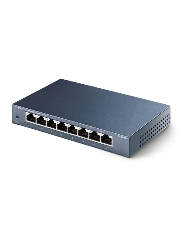 Switch TP-LINK TL-SG108, Negro, 8, 10/100/1000 Base-T(X) 1