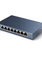 Switch TP-LINK TL-SG108, Negro, 8, 10/100/1000 Base-T(X) - Miniatura 1