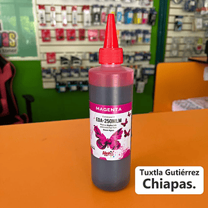 250 ML DE TINTA GENERICA DYE ALPHA INK PARA EPSON MAGENTA