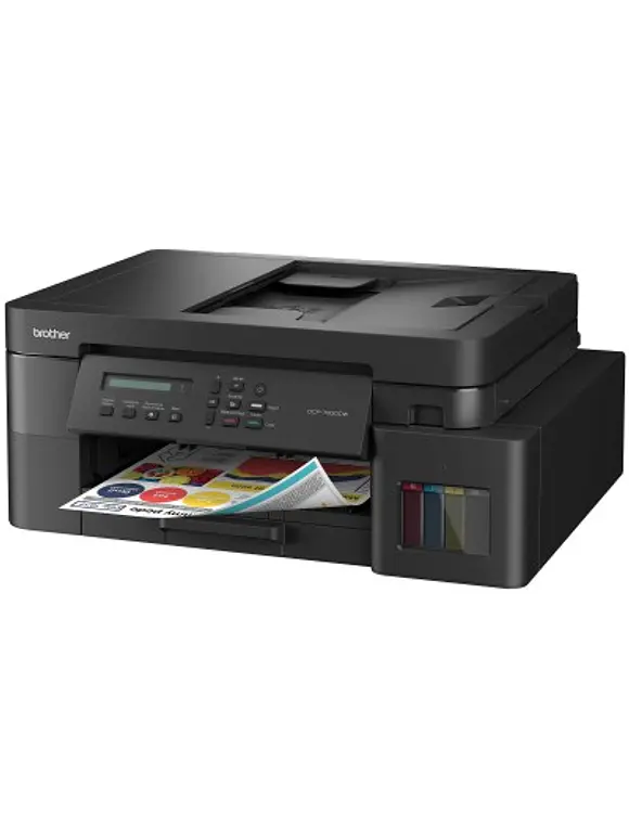 Multifuncional Tinta Continua Brother DCPT830DW, impresión dúplex, 30 ppm negro/26 ppm color, Wifi 2.4/5Ghz, Ethernet, cama plana color tamaño carta 1