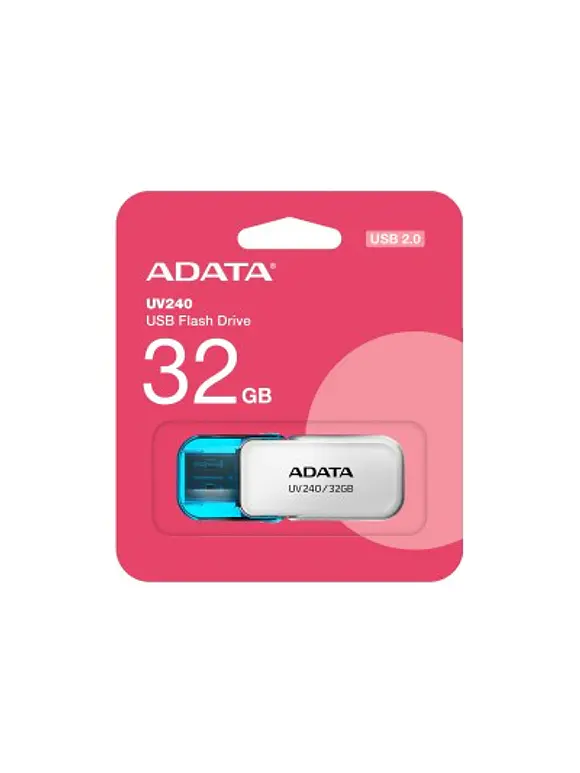 Memoria USB ADATA AUV240-32G-RWH, Blanco, 32 GB 2