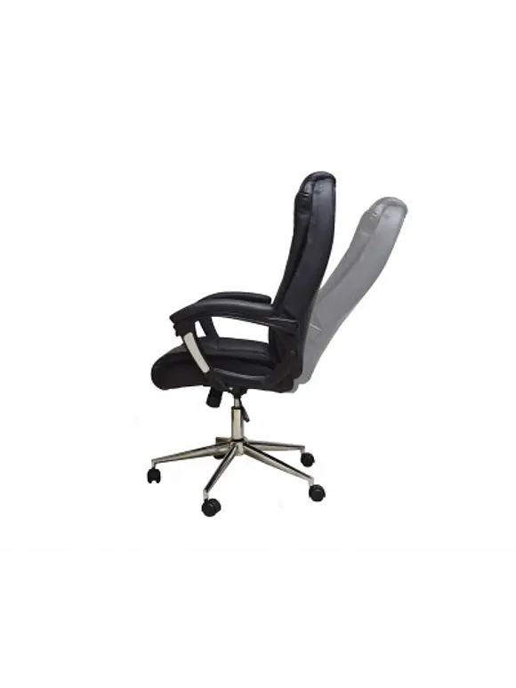 Silla Ejecutiva Naceb Technology Negro NA-0930N, Ejecutiva, Asiento acolchado, Negro, Vinipiel 3