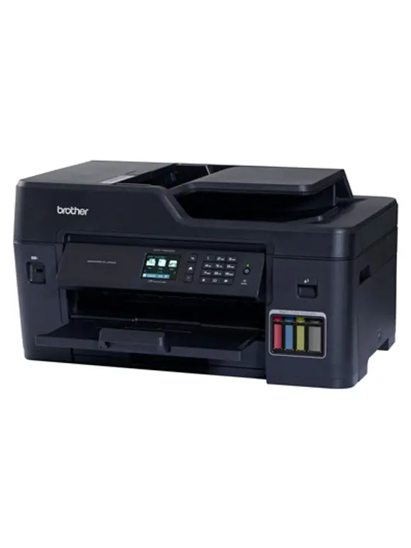 Multifuncional Tinta Continua Brother MFCT4500DW, 35 ppm negro/27 ppm color, dúplex, Wifi/LAN, imprime/copia/escanea hasta tamaño doble carta/tabloide/A3 4