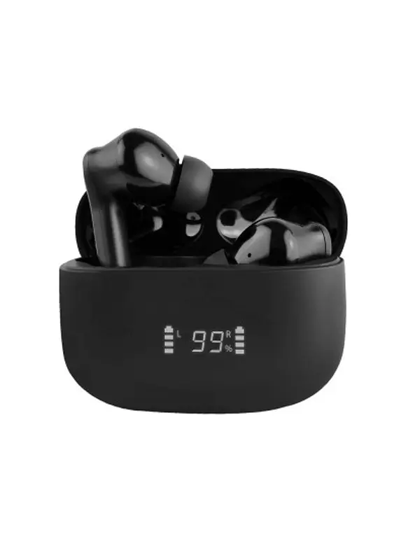 Audífonos Inalámbricos TWS Cancelación de Ruido ANC+ENC InTune Color Negro PERFECT CHOICE 1