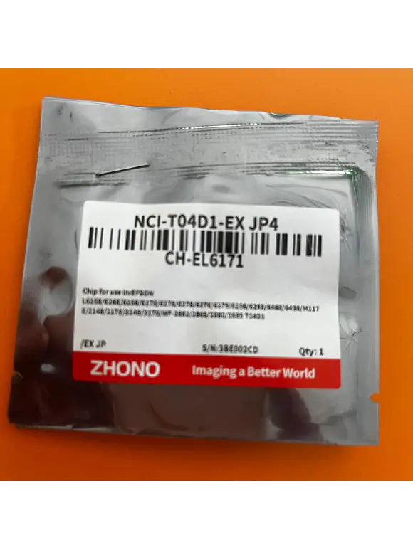 CHIP PARA CAJA DE MANTENIMIENTO EP XP L6161 / L6171 / L6198 T04D100 1